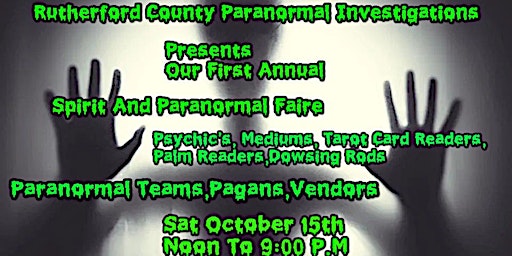 Spirit And Paranormal Faire