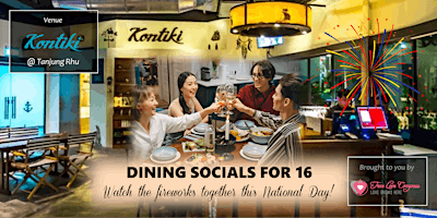 Dinner & Fireworks Socials @ Kontiki, Tanjung Rhu | Age 25 to 40 Singles