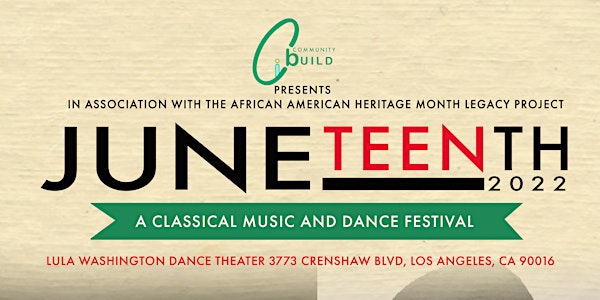 Juneteenth: A Classical Music and Dance Festival