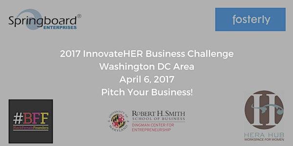 SBA InnovateHER Pitch Competition: Washington, DC Area - Spring 2017