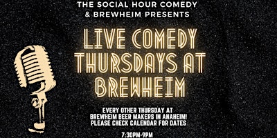Live Comedy Thursdays at Brewheim