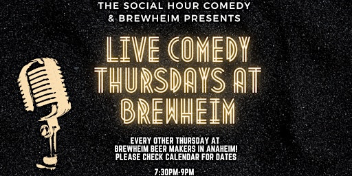 Live Comedy Thursdays at Brewheim