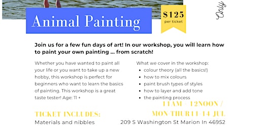 Animal Painting Workshop (July) primary image