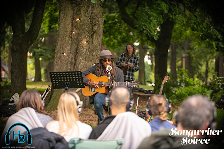 Songwriter Soiree 112 w HeartBeat Silent Disco: Live in the Park  Aug 24th! image