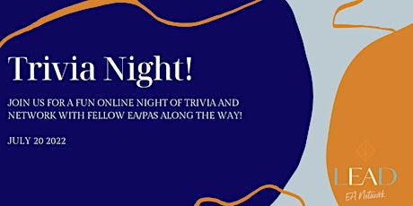 Think Up! Trivia Night with LEAD EA Network tickets