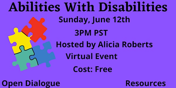 Abilities With Disabilities Virtual Event