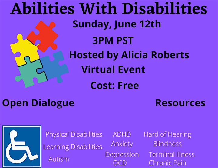 Abilities With Disabilities Virtual Event image