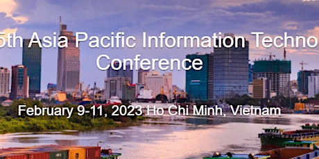2023 5th Asia Pacific Information Technology Conference (APIT 2023) tickets