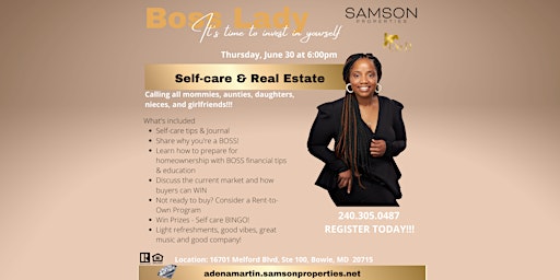 First-Time Homebuyer - Boss Lady Event!!!!