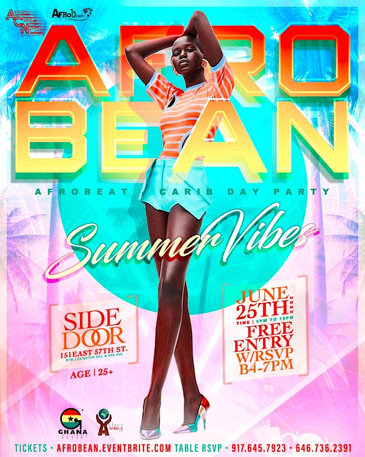 AfroBean | Summer Vibes | AfroBeat - Carib Day Party image