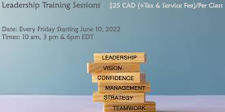 Leadership Training Sessions tickets