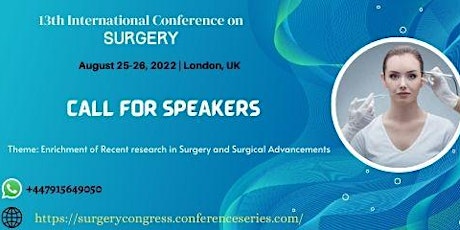 13th International Conference on  Surgery