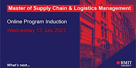 Master of Supply Chain & Logistics Management Program Induction (Online) tickets