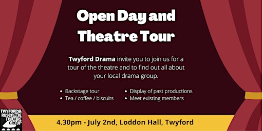Open Day and Theatre Tour