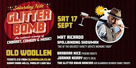 Saturday Nite Glitter Bomb - 17 Sept 2022