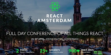 React Amsterdam Conference 2017 primary image