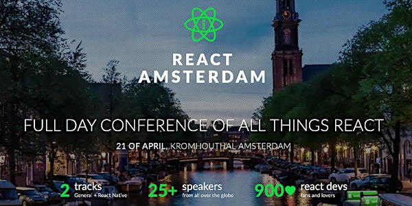 React Amsterdam Conference 2017
