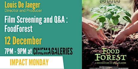 Film Screening and Q&A:  FoodForest billets