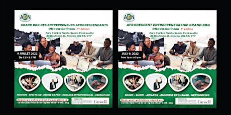 Grand BBQ des entrepreneurs afrodescendants Ottawa-Gatineau tickets