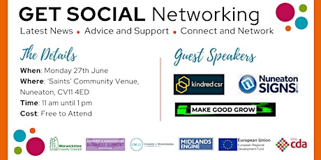GET SOCIAL Information, Networking, Advice & Support For Social Enterprises primary image