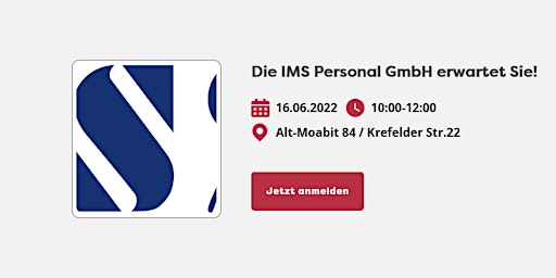Die IMS Personal GmbH erwartet Sie!