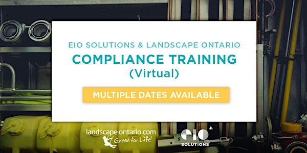 Landscape Ontario Compliance Training - Virtual
