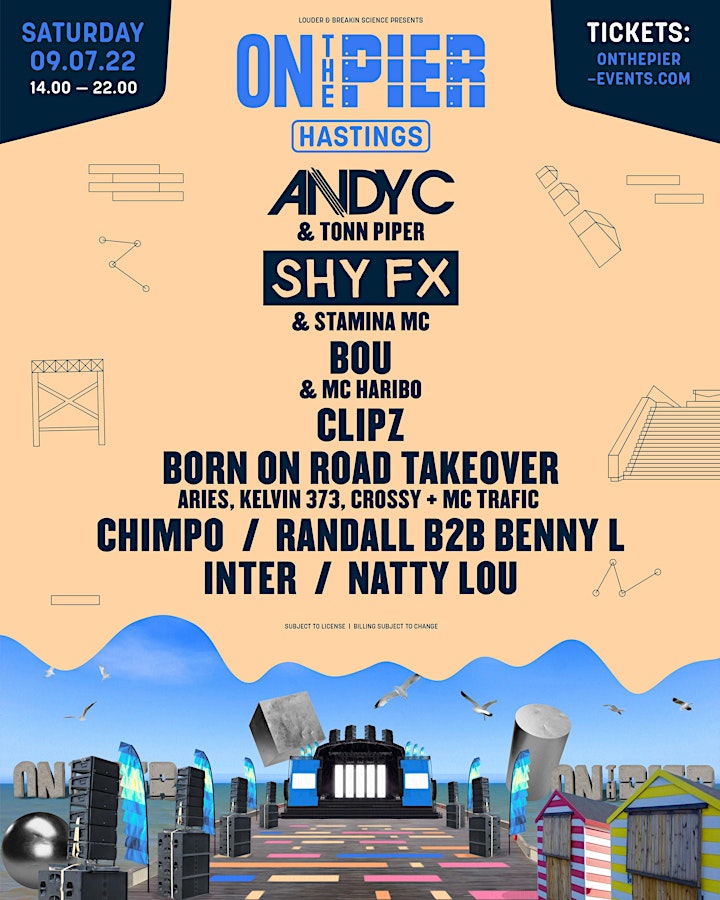 On The Pier UK - Andy C, Shy FX, Bou, Clipz, Born on Road + more image