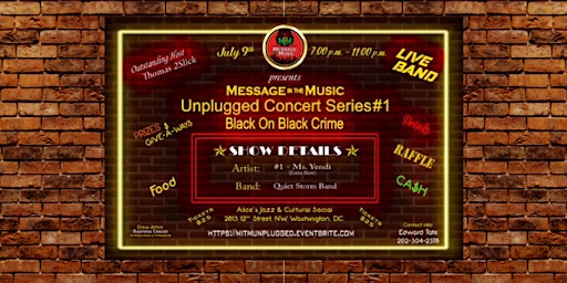 Message In The Music Unplugged Concert Series