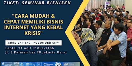 Dapatkan Tiket Seminar Bisnis Internet Di Jakarta "GRATIS" tickets