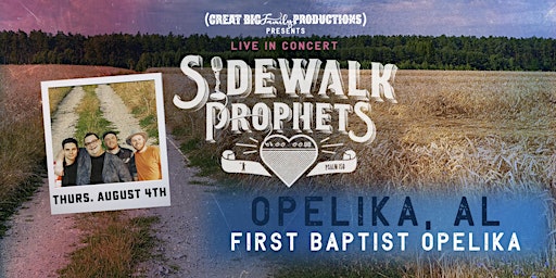 Sidewalk Prophets - Live in Concert - Opelika, AL