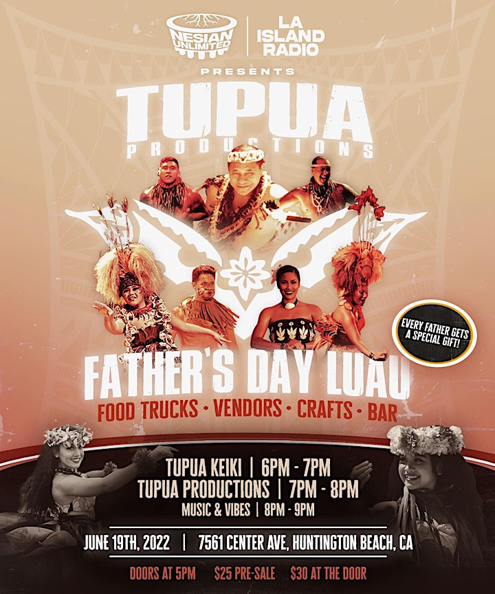 NESIAN UNLIMITED & LA ISLAND RADIO PRESENTS: Tupua Productions Father's Day image