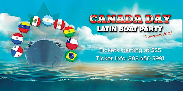 Canada Day Boat Party Vancouver 2022 | Official Page | Tickets Start at $35 image