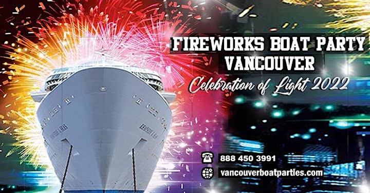 Vancouver Fireworks Boat Party 2022 | Celebration of Lights image