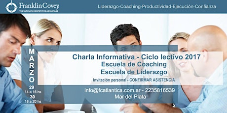 Imagen principal de FCA Ciclo Lectivo 2017  Liderazgo - Coaching