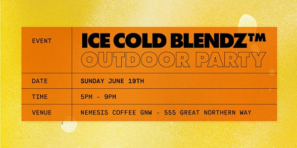 Ice Cold Blendz™ Outdoor Party