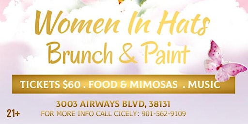 Women in Hats Brunch and Paint