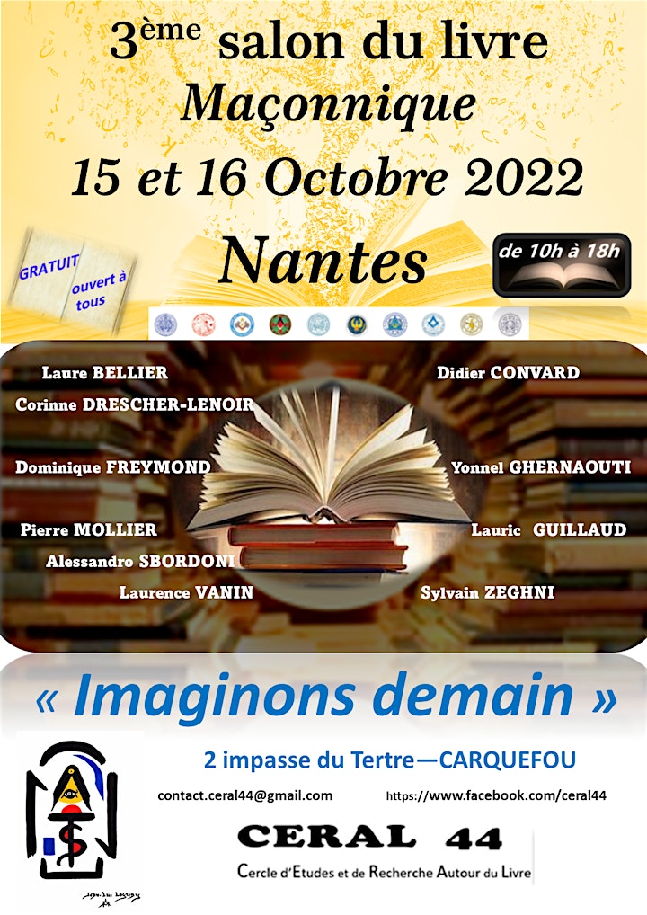 Image pour 3ème Salon du Livre Maçonnique à Nantes-Carquefou 