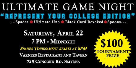 Ultimate Game Night - "Rep Your College Edition!" primary image