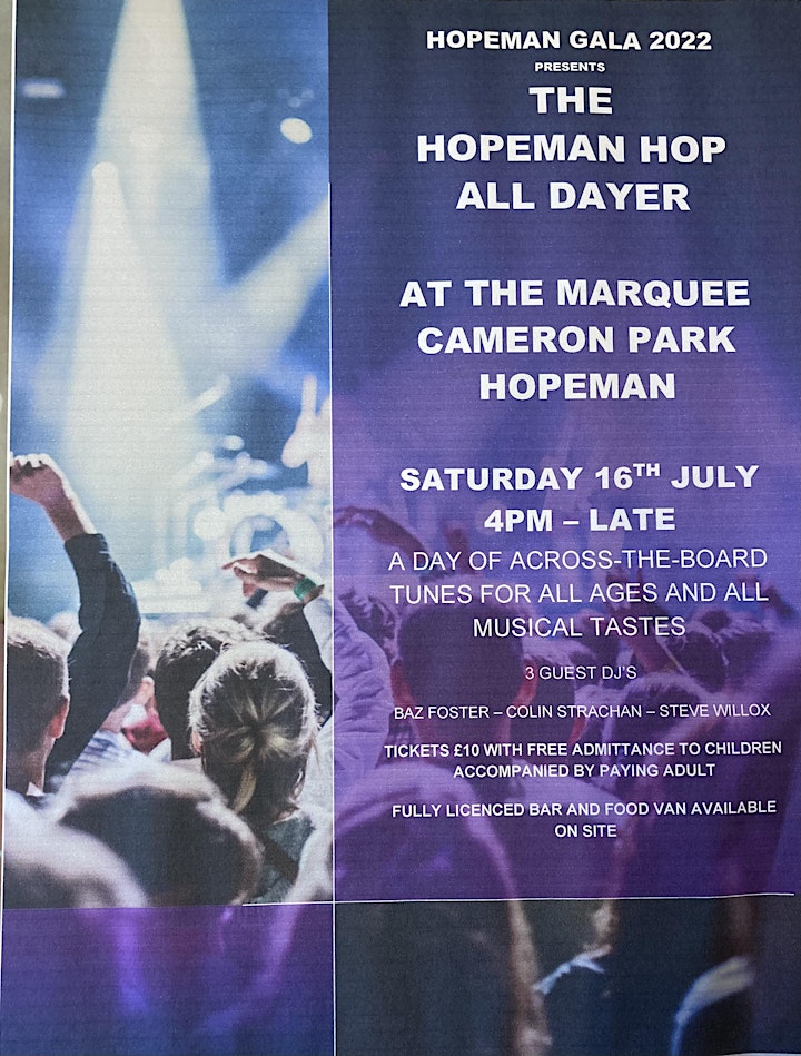 The Hopeman Hop All Dayer image