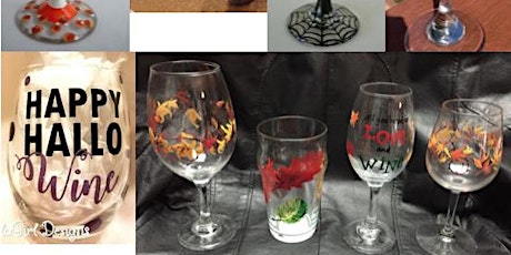 Fall/Halloween Glass Painting at V-1 Vodka for Ukrainian Childrens' Fund tickets