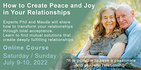 How to Create Peace and Joy in Your Relationships