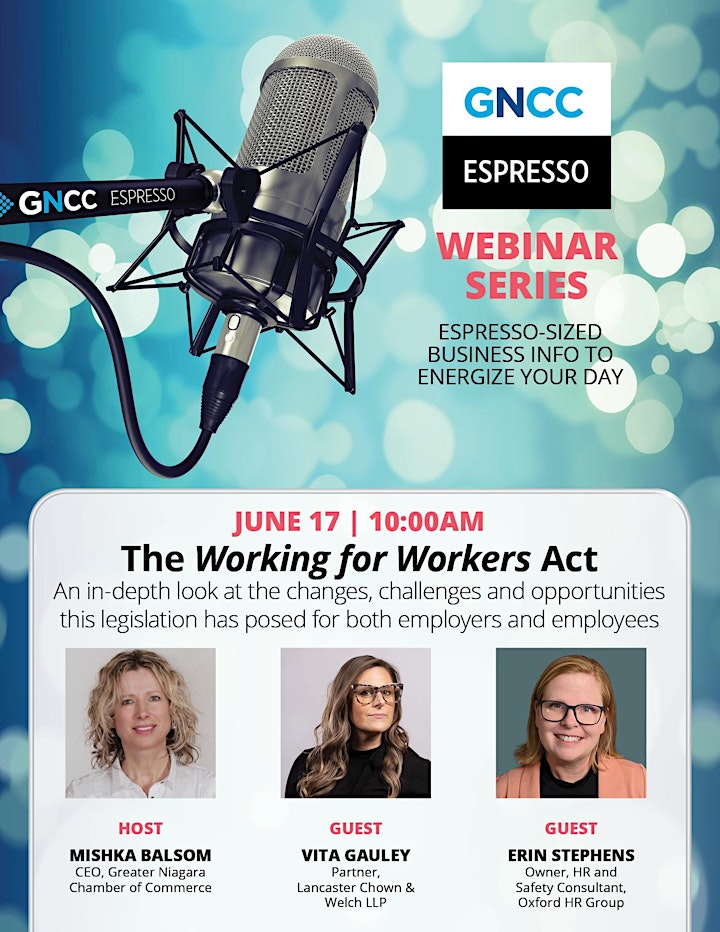 Espresso Live: Working for Workers Act: June 17, 2022 image
