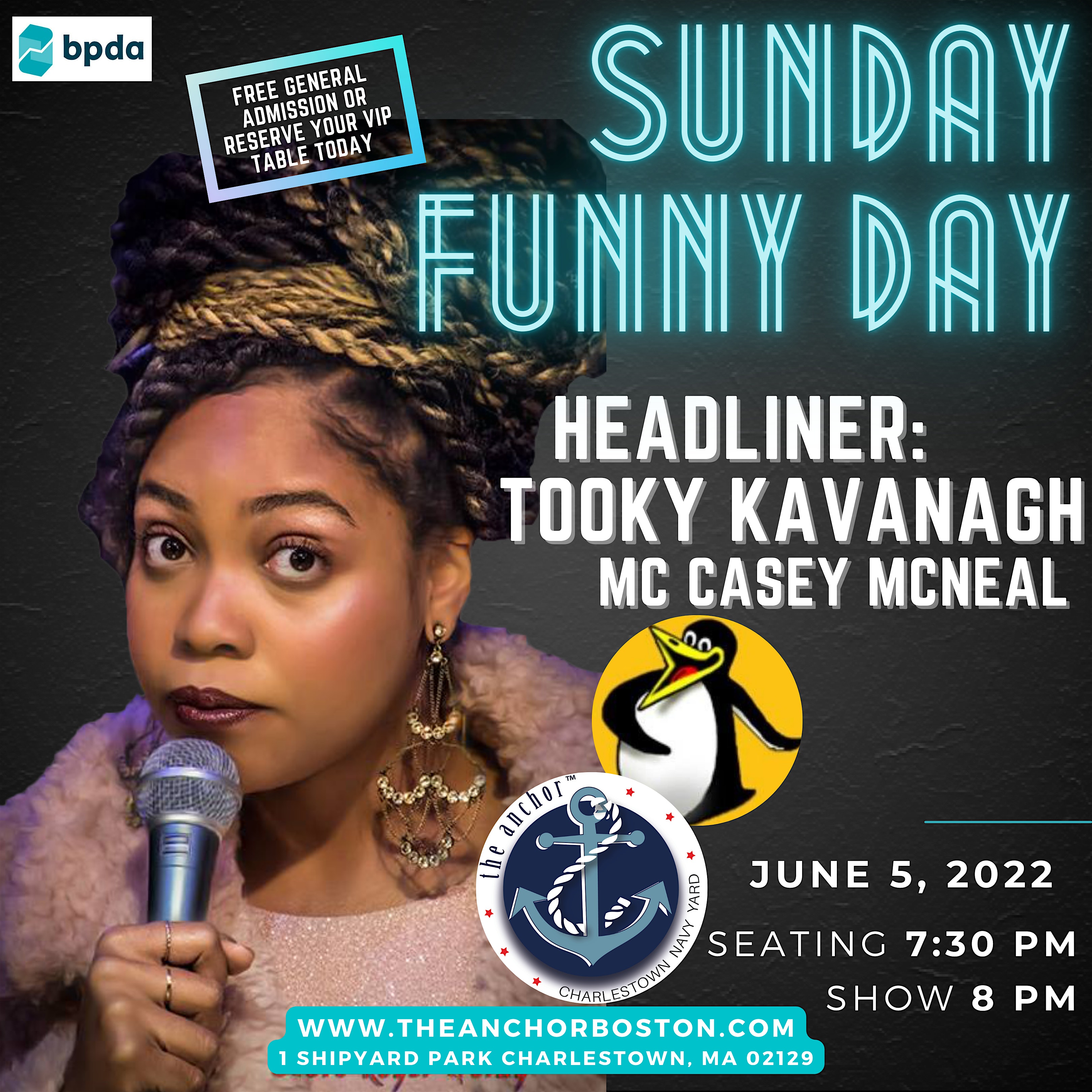 Sundays: Stand-up at The Anchor, Charlestown – It’s Sunday Funny Day!