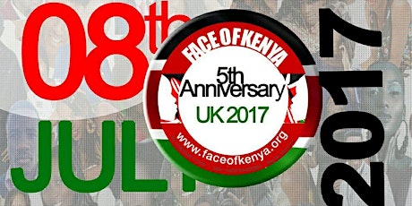 FACE OF KENYA UK 2017 AND 5TH YEAR ANNIVERSARY primary image