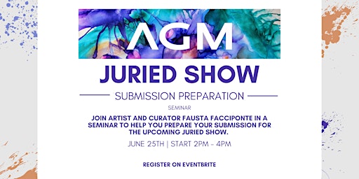 Juried Show Submission Preparation Seminar