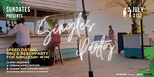 Speed dating  & Beach Party for  singles