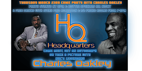 Autographs and Photo Ops with Charles Oakley primary image