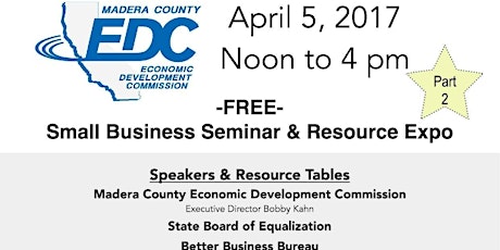 2017 Chamber Alliance - Small Business Seminar & Resource Expo PART 2 primary image