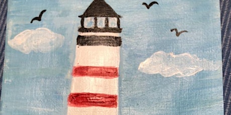 Summer Vacation Virtual  Paint Class for Kids