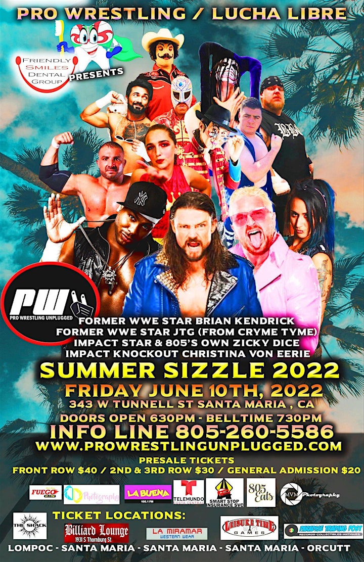 Pro Wrestling Unplugged: Summer Sizzle at SM Veterans Building image